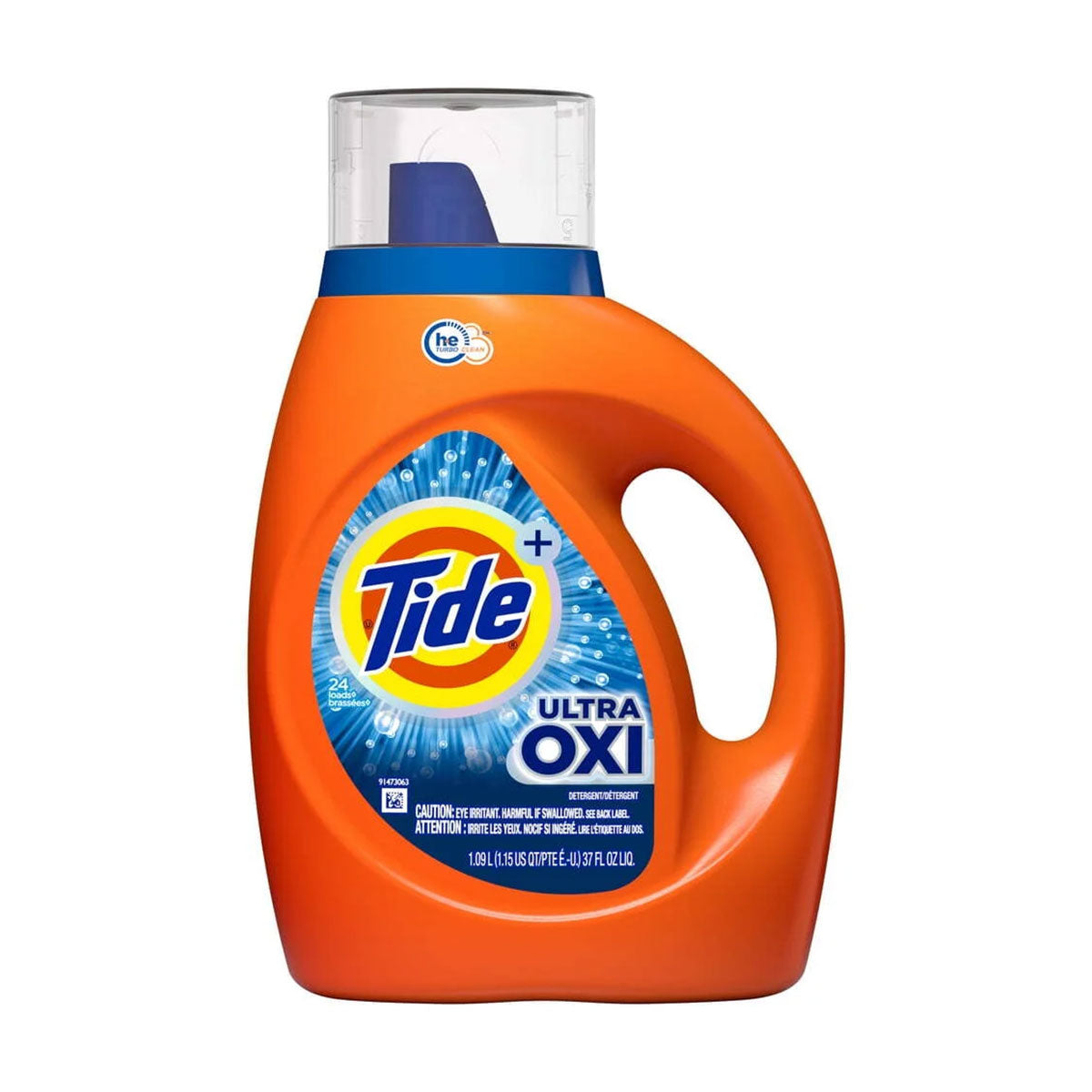 Detergente líquido concentrado para ropa Tide Plus Ultra Oxi Odor Eliminator 1 litro (24 cargas)