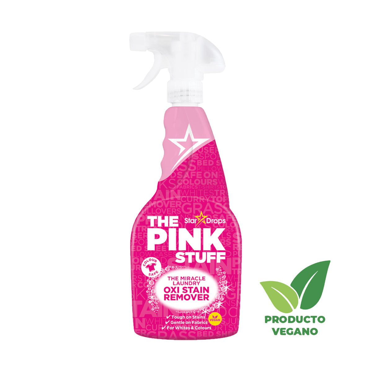 El Quitamanchas Milagroso para Ropa OXI 500 ml The Pink Stuff - 🌱 🇬🇧 Producto Vegano del Reino Unido