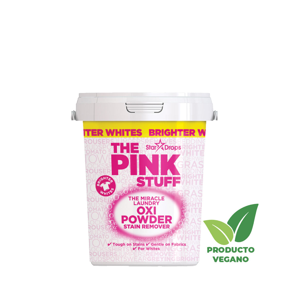 El Quitamanchas Milagroso en Polvo para Ropa Blanca OXI 1 kg The Pink Stuff - 🌱 🇬🇧 Producto Vegano del Reino Unido