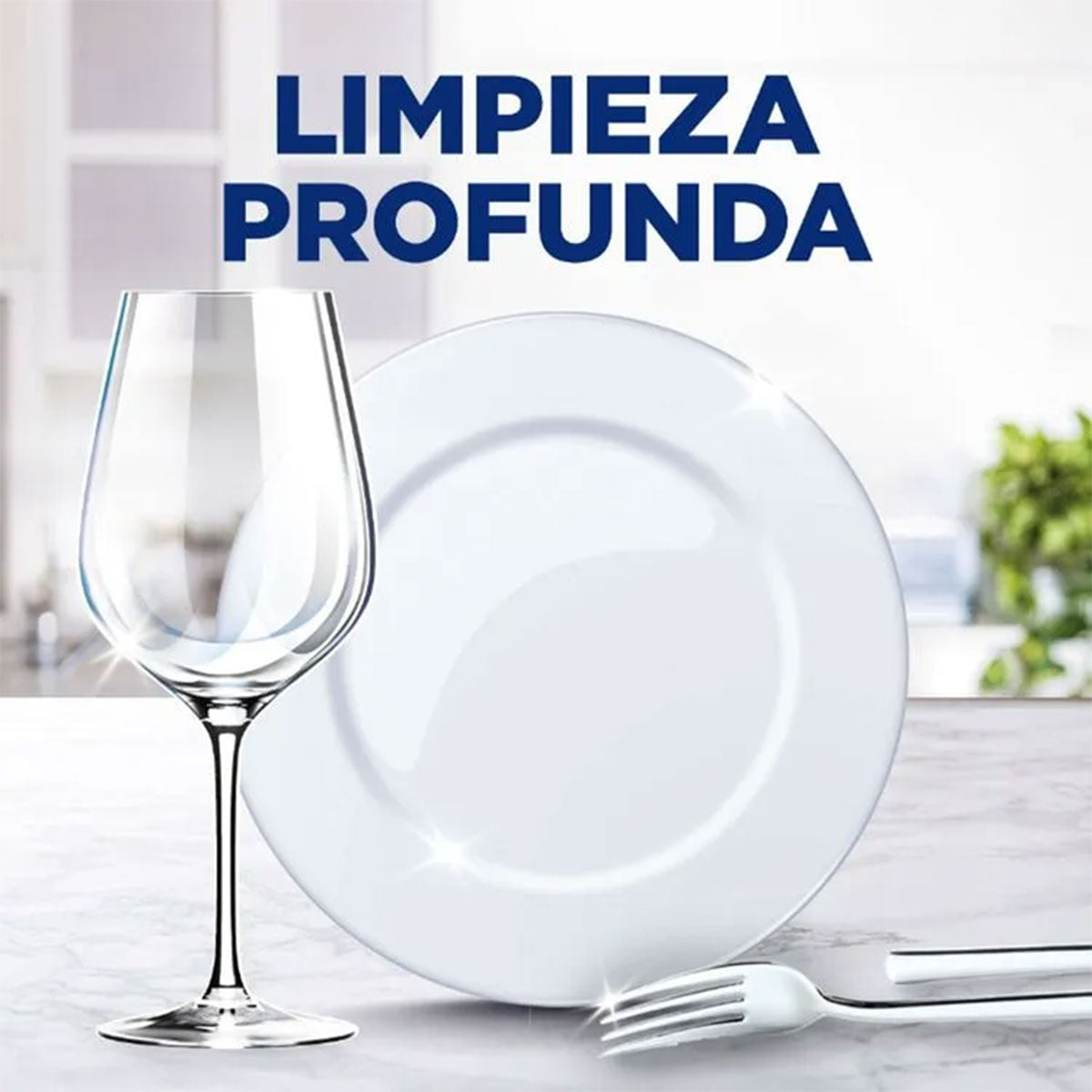 Detergente lavavajillas en Tabletas Powerball Quantum All in 1 Finish (15 unidades)