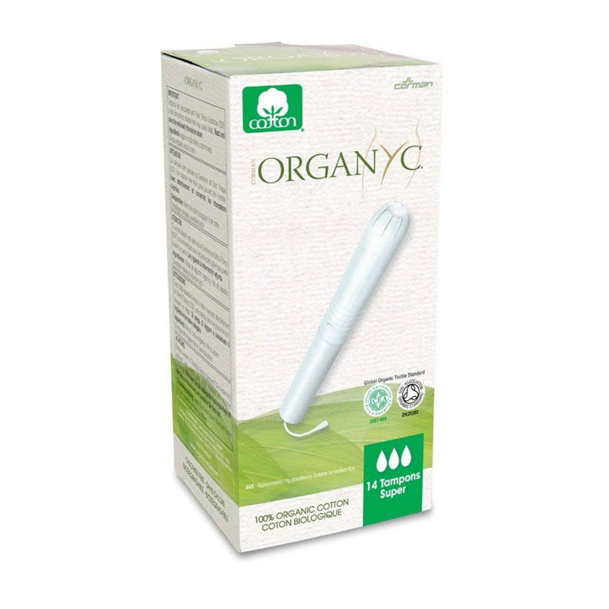 Tampón Súper Organyc (14 unidades)
