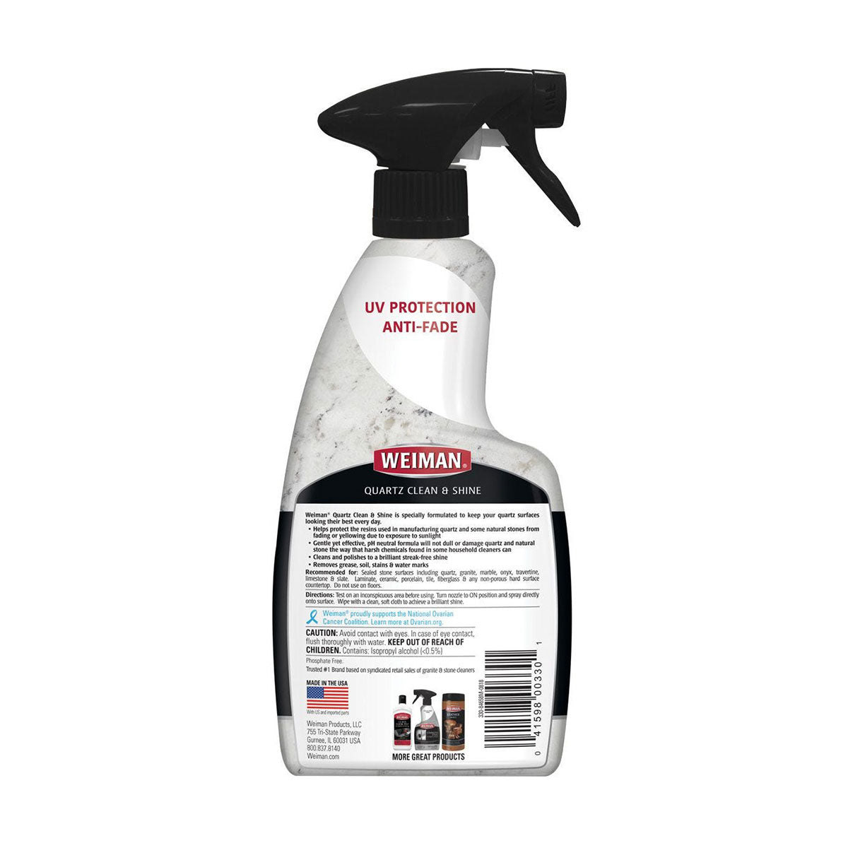 Limpiador y Abrillantador para Quarzo Weiman 710 ml