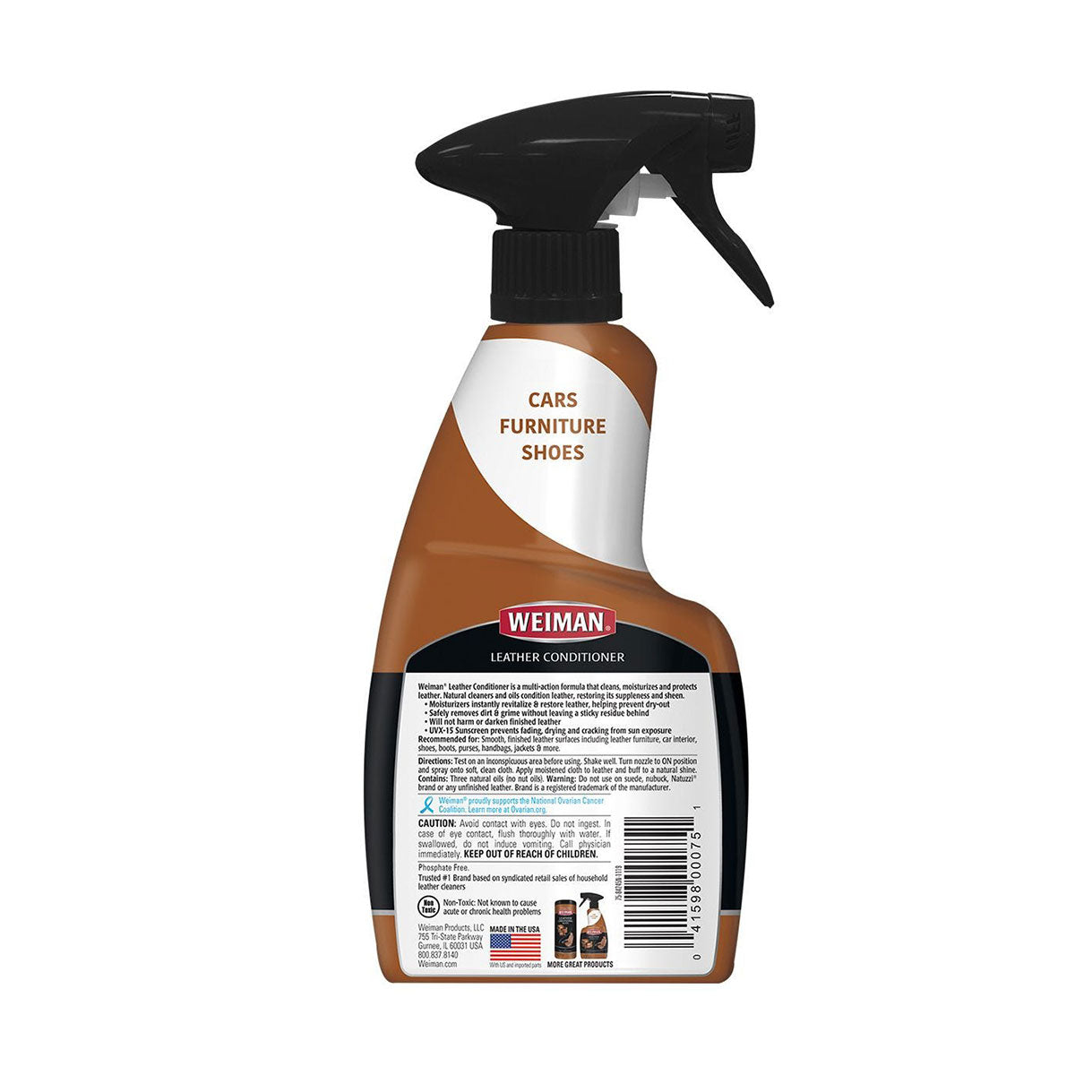 Limpiador y Acondicionador de Cuero con Gatillo Weiman 355 ml