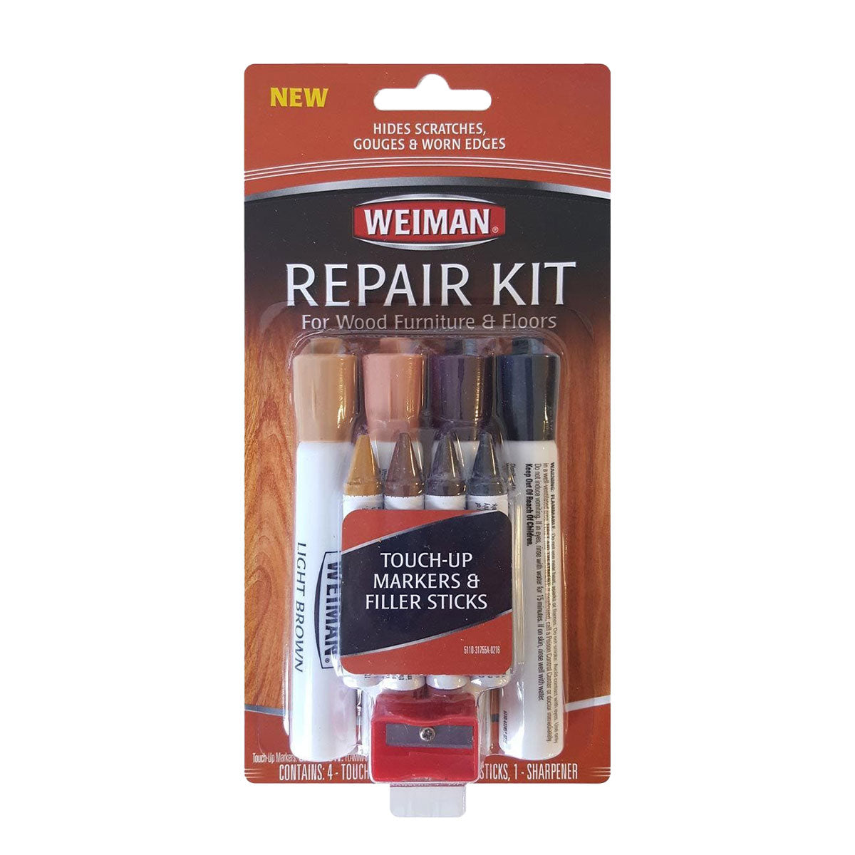 Kit Reparación Muebles y Suelos de Madera Weiman