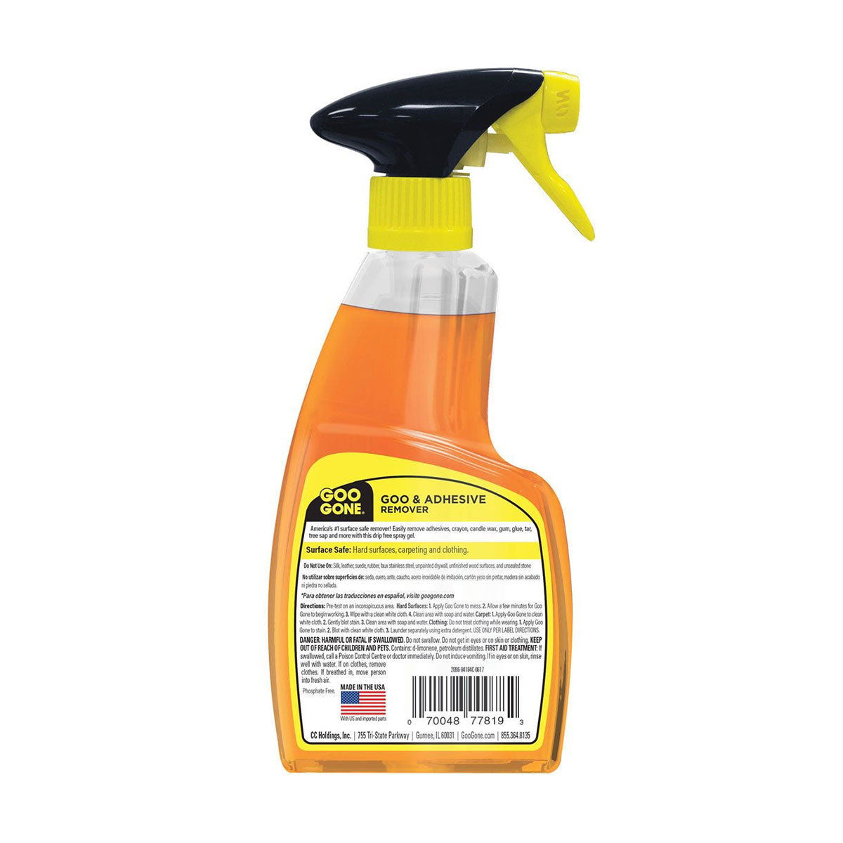 Removedor de Adhesivos en Spray Gel Goo Gone 355 ml