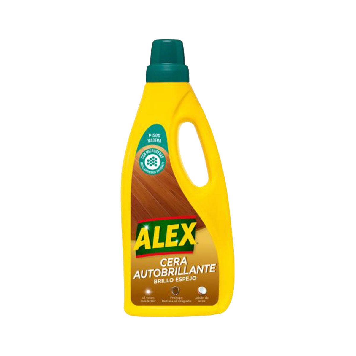 Cera Autobrillante Pisos de Madera Alex 750 ml