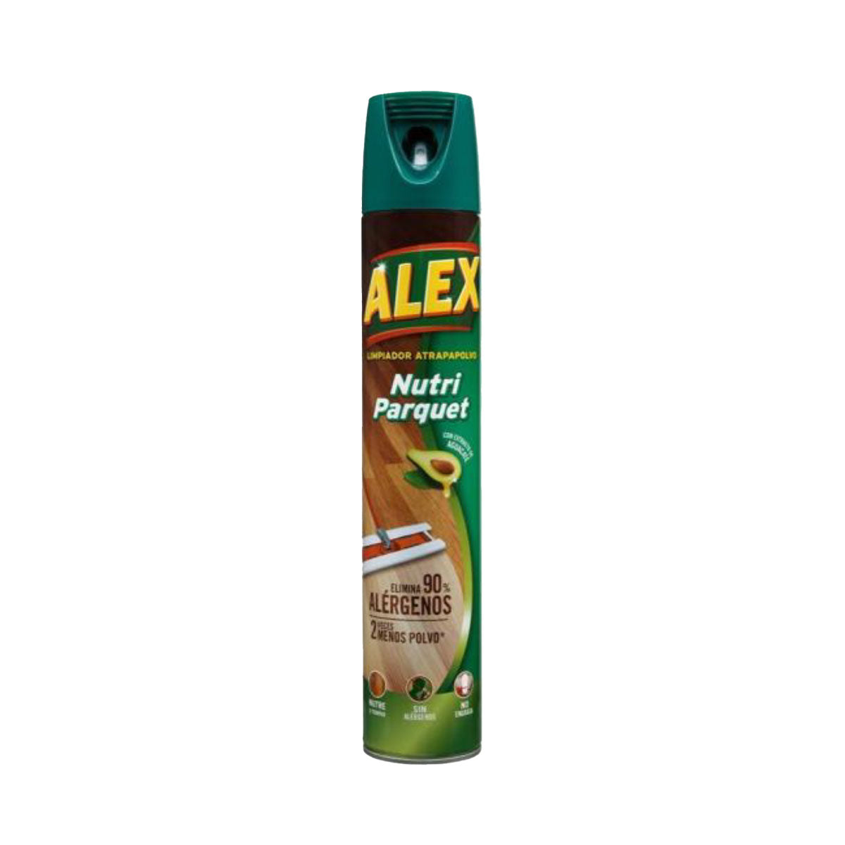 Limpiador en Aerosol Atrapapolvo Nutri Parquet Alex 750 cc