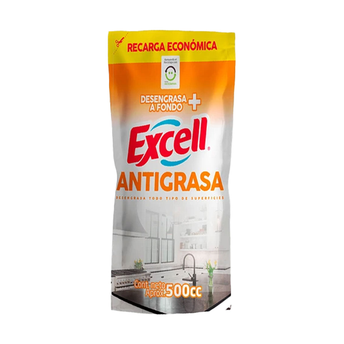 Antigrasas Excell Recarga 500 cc