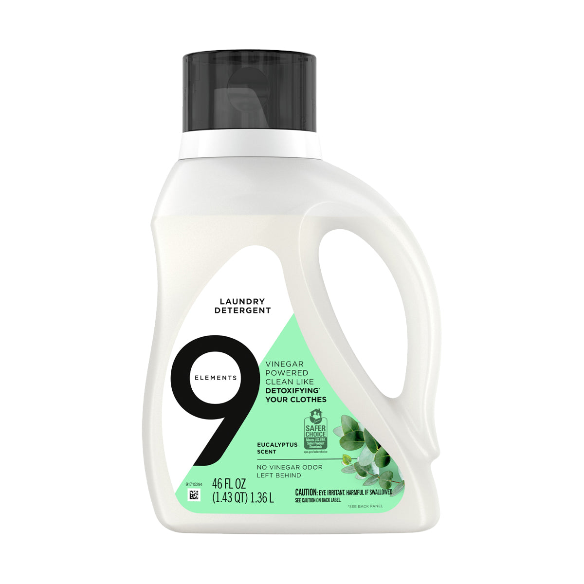 Detergente para ropa aroma Eucalyptus 9 Elements 1.36 lts