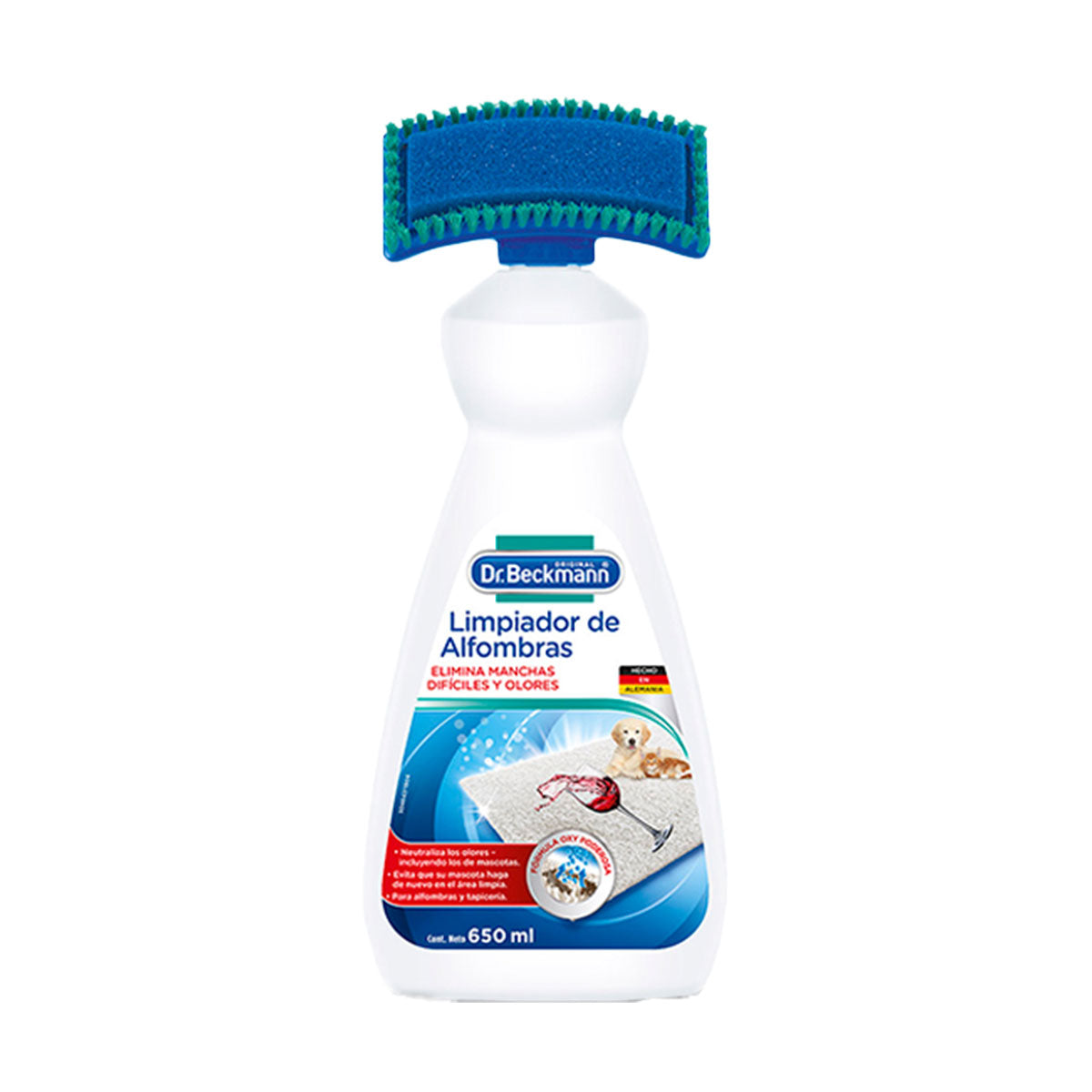 Quitamanchas de Alfombras 650 ml Dr. Beckmann. Producto Alemán Sustentable