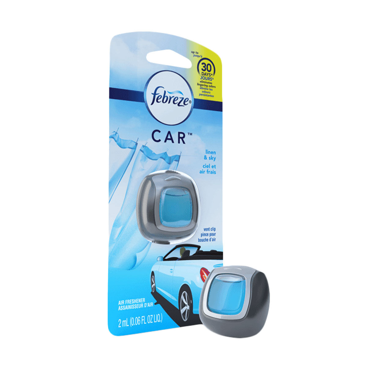 Desodorantes de auto Febreze Car, Variedades