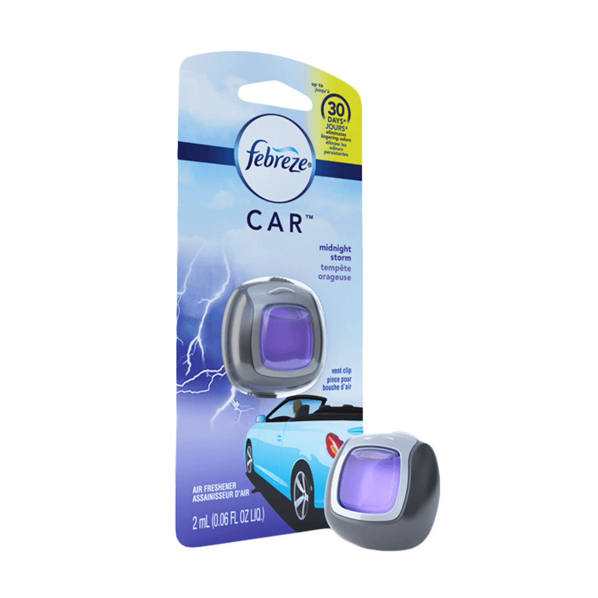 Desodorantes de auto Febreze Car, Variedades