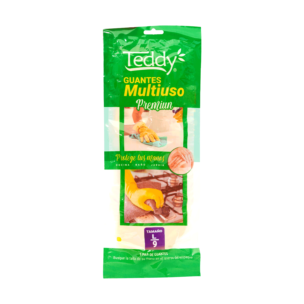 Guantes Multiuso de Látex Teddy Talla L