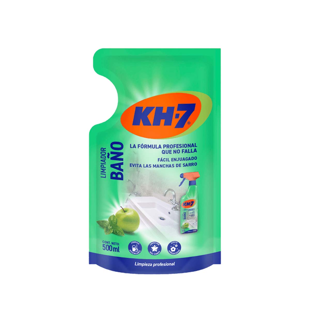 KH-7 Limpiador Baños Desinfectante, Previene la cal, el moho, y