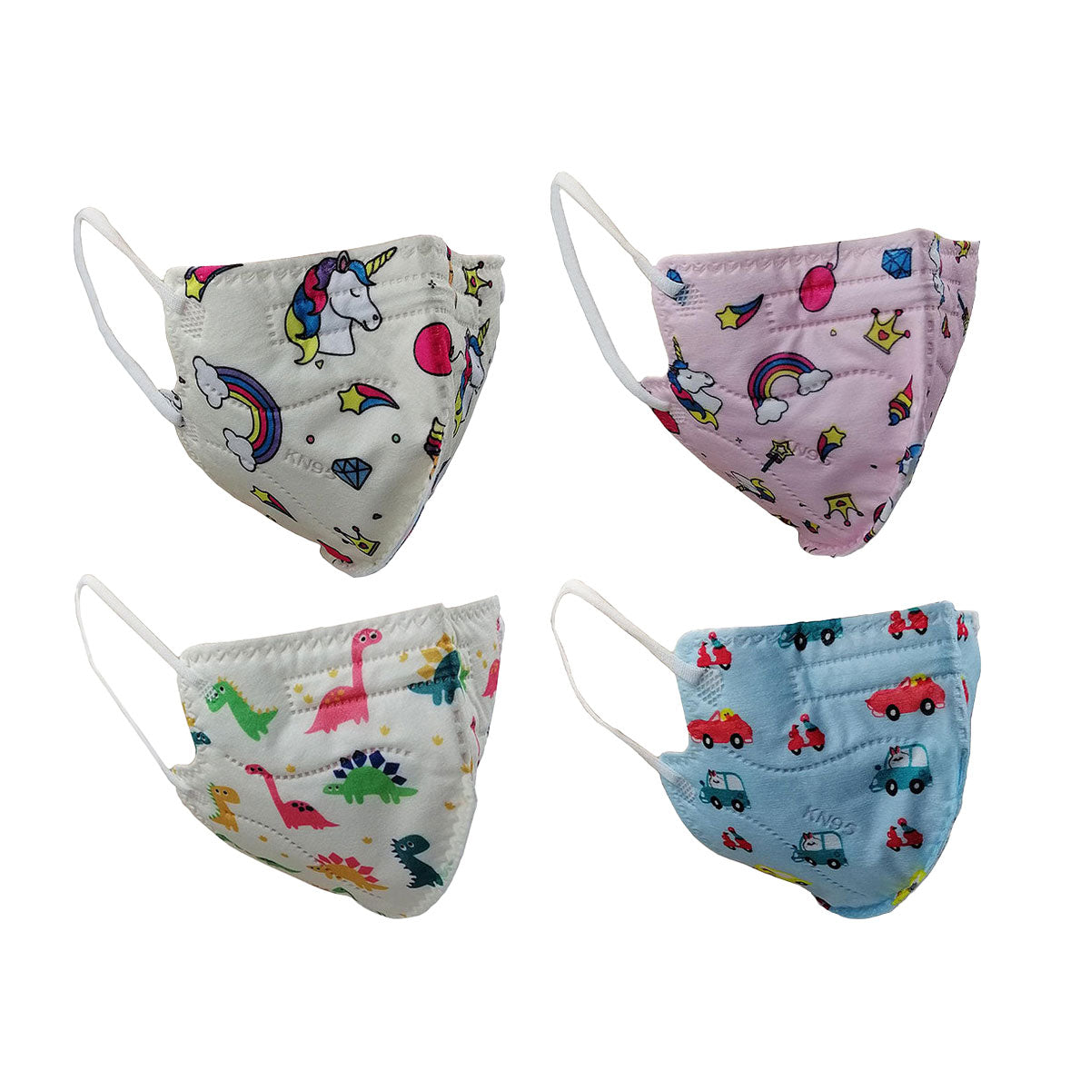 Mascarillas para Niños KN95 con Diseños (cajas de 15 unidades por diseño)