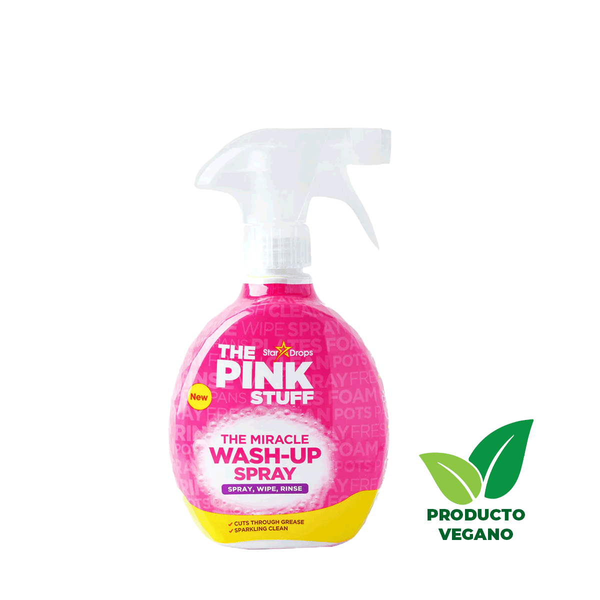El Lavalozas Milagroso Wash-Up en Spray 500 ml The Pink Stuff - 🌱 🇬🇧 P