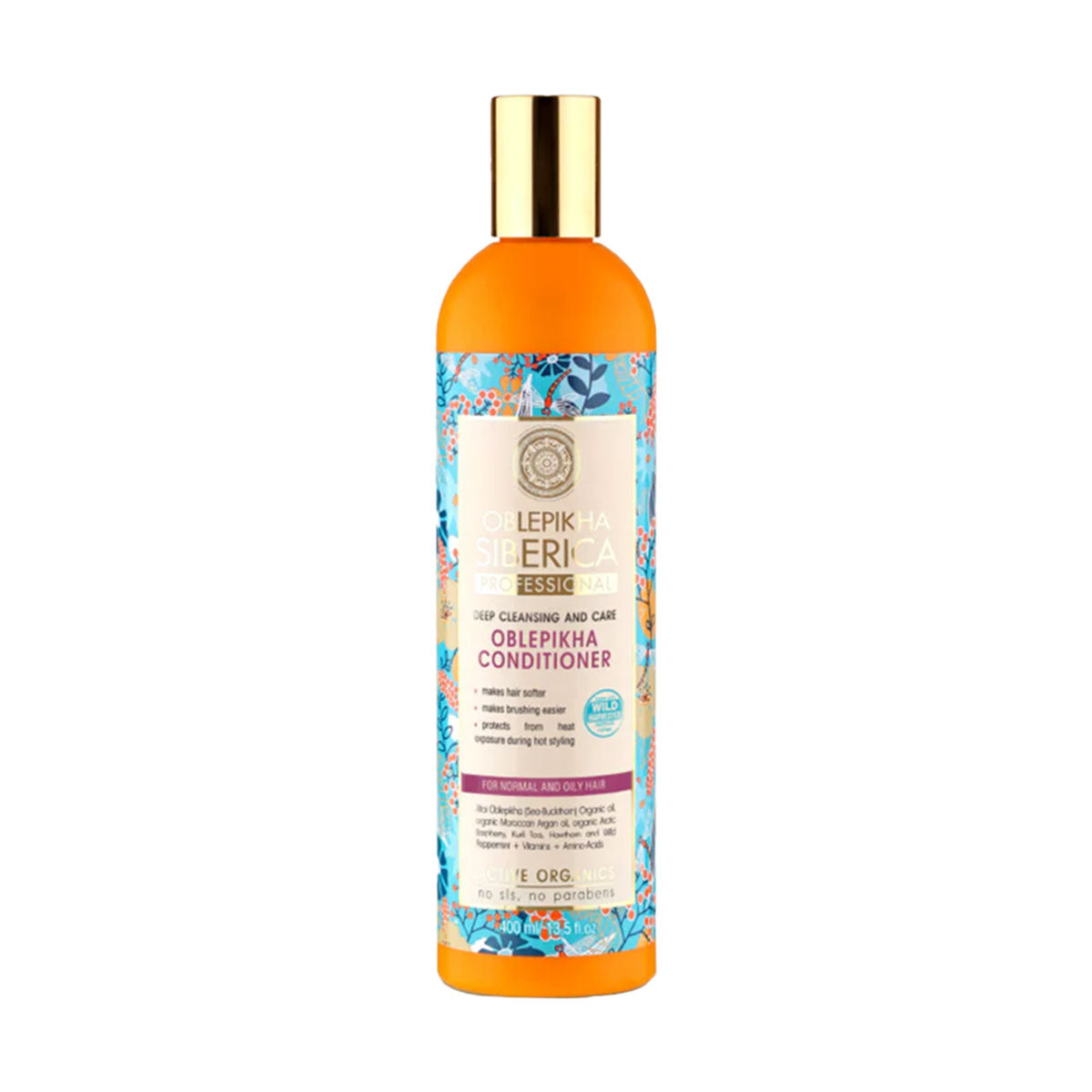 Acondicionador cabello Normal y Graso Espino Amarillo Oblepikha Natura Siberica 400 ml 🍃 Producto Ecológico
