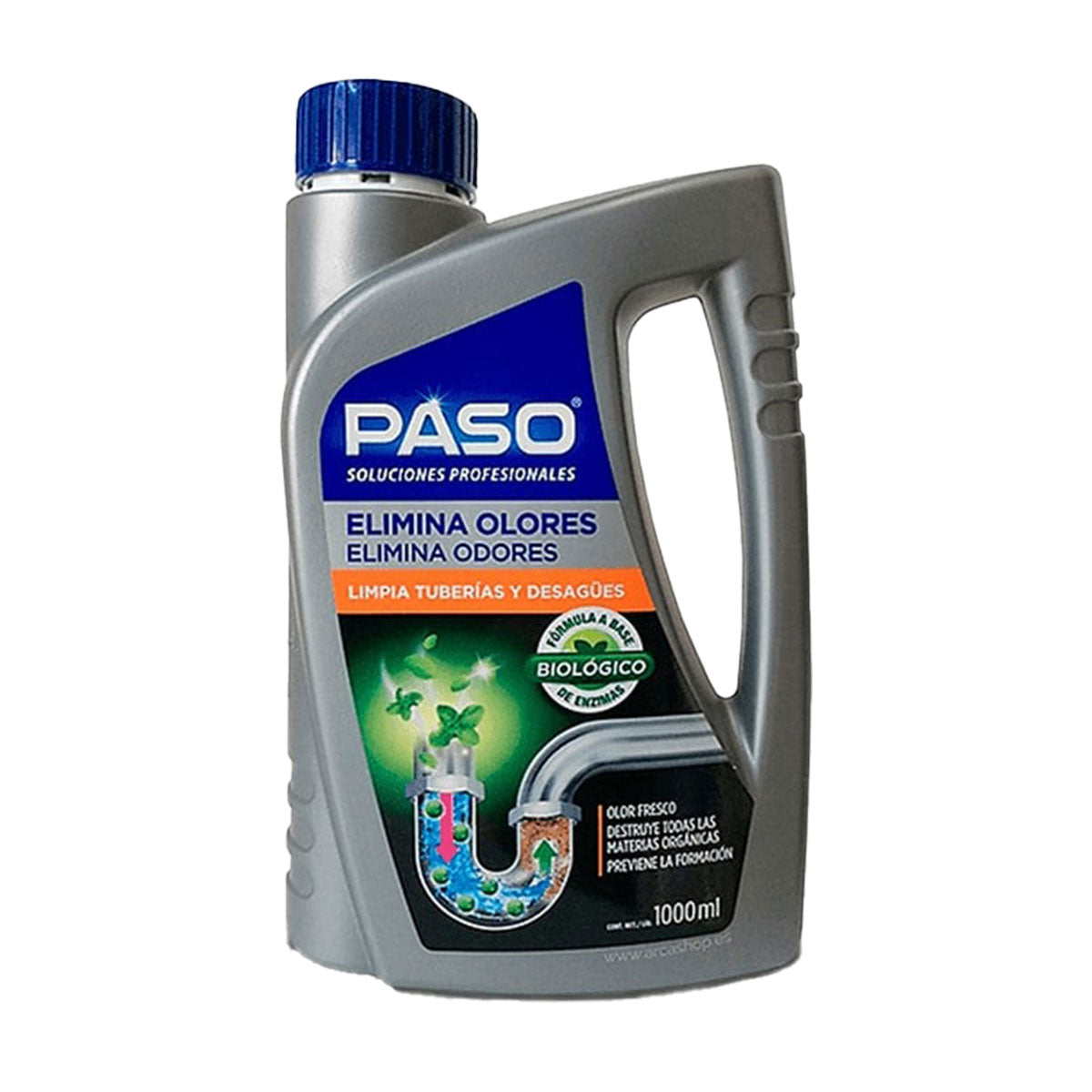 Desatascador Biológico Elimina Olores PASO 1 litro