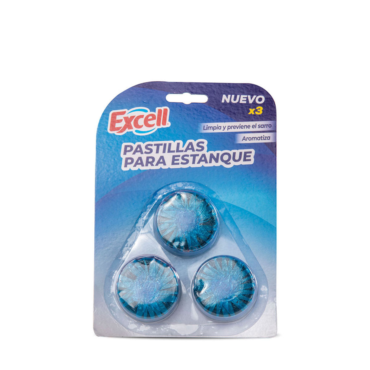 Pastillas para estanque Excell 3 unidades