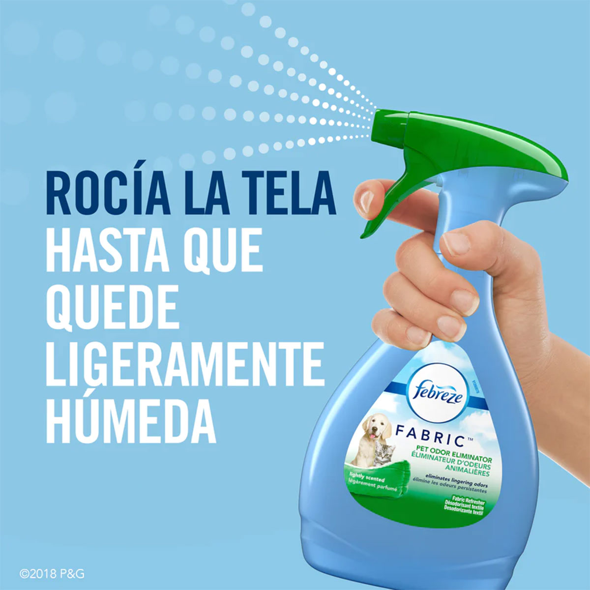 Eliminador de olor Mascotas y aromatizantes de telas Febreze 438 cc