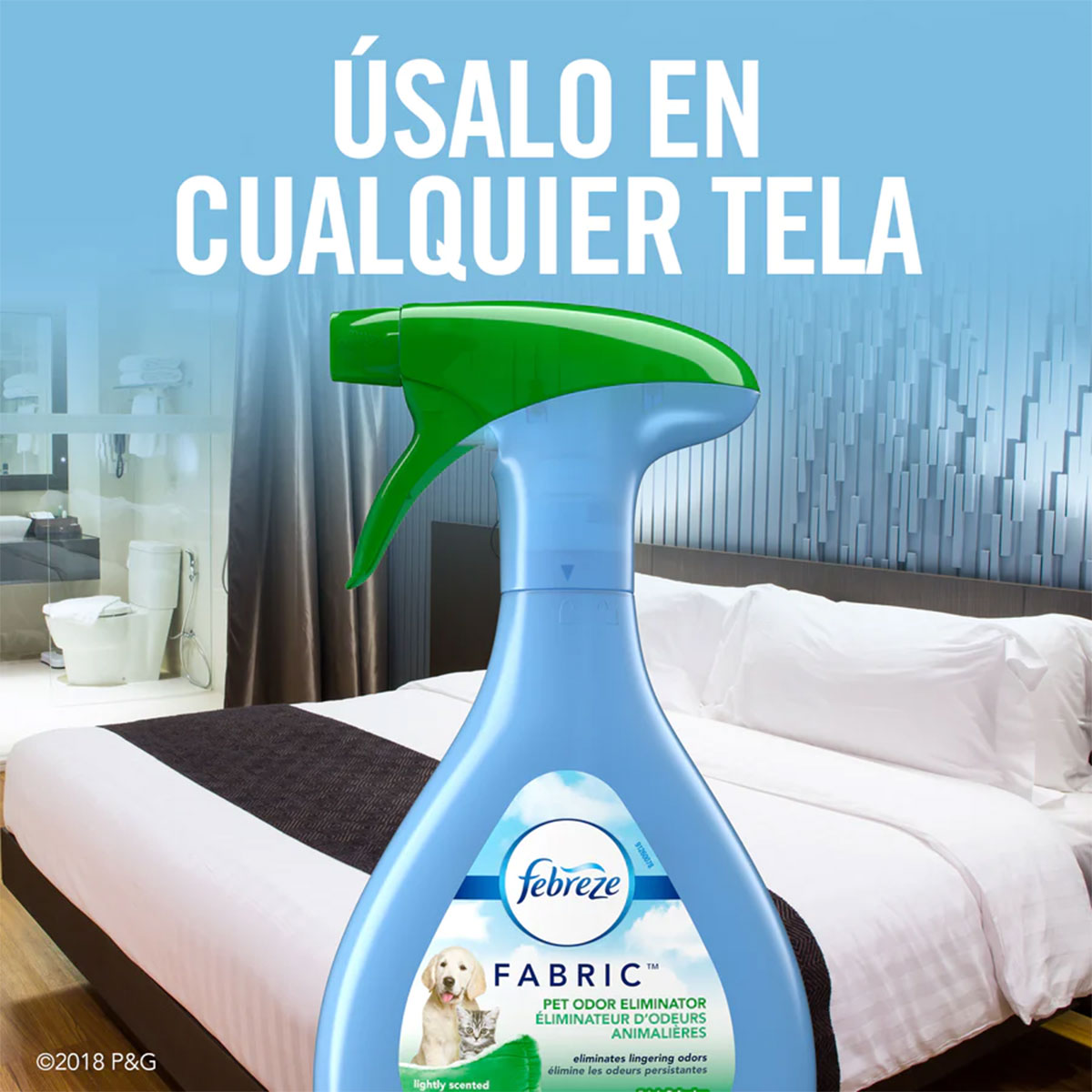 Eliminador de olor Mascotas y aromatizantes de telas Febreze 438 cc