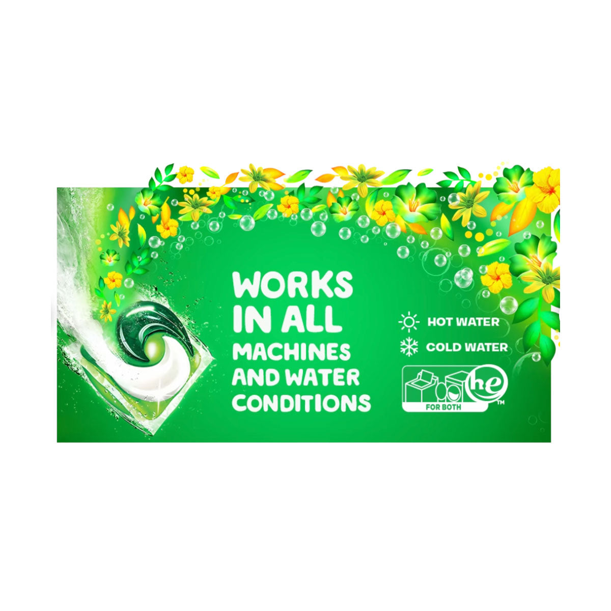 Detergente para ropa en cápsulas Gain Original Flings 3 en 1 Oxi Boost con Febreze (60 unidades)