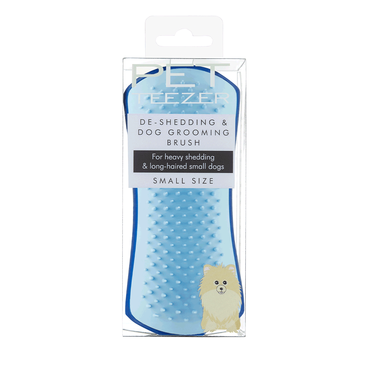 Cepillo Pelaje Perros Razas Pequeñas Azul Celeste Pet Teezer (1 unidad)