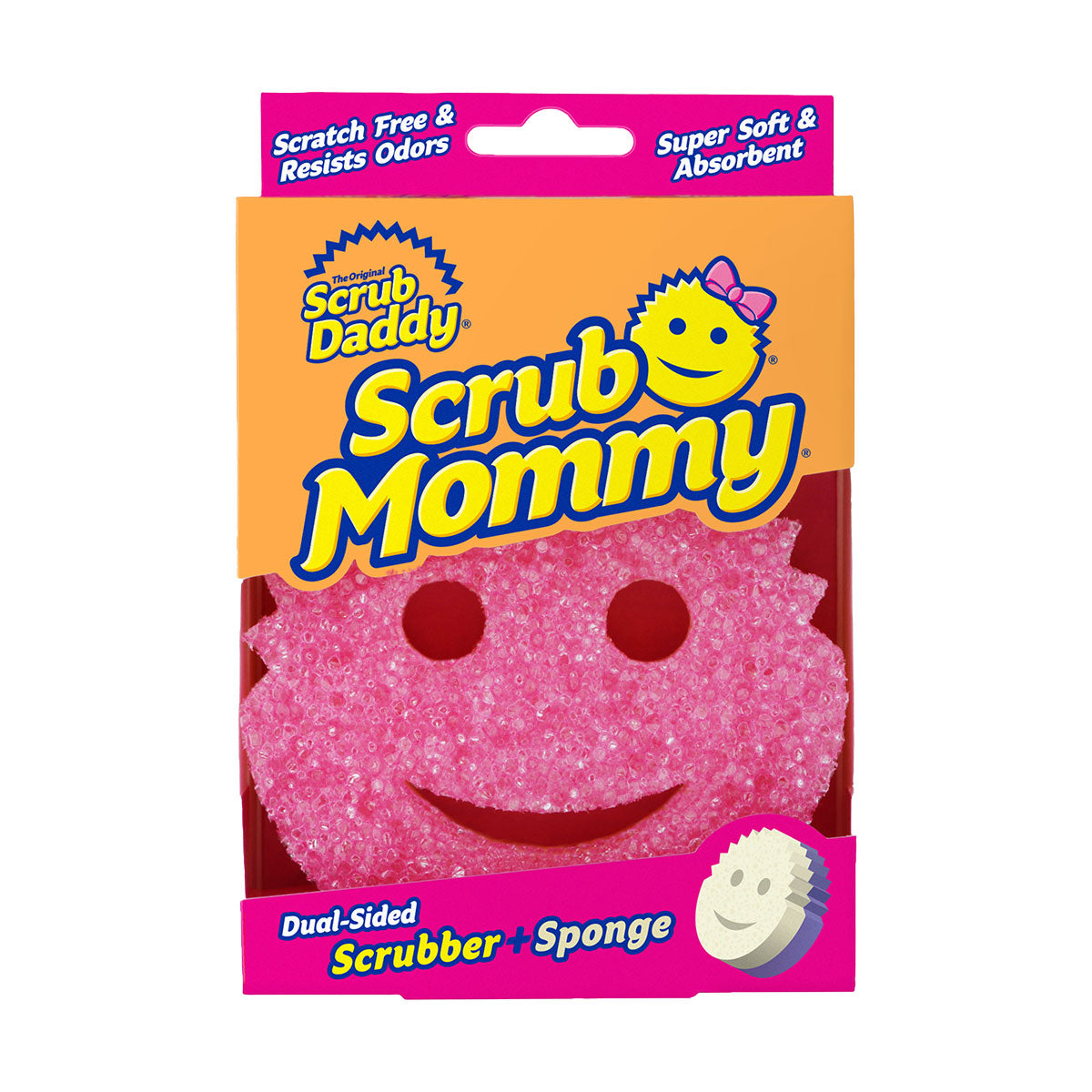 Esponja Scrub Mommy, doble cara y anti olores 1 unidad