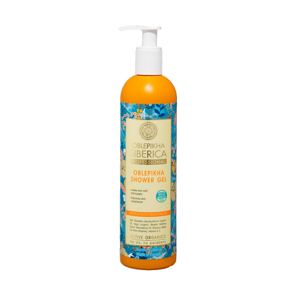 Gel de ducha hidratante Oblepikha Natura Siberica 400 ml 🍃 Producto Ecológico