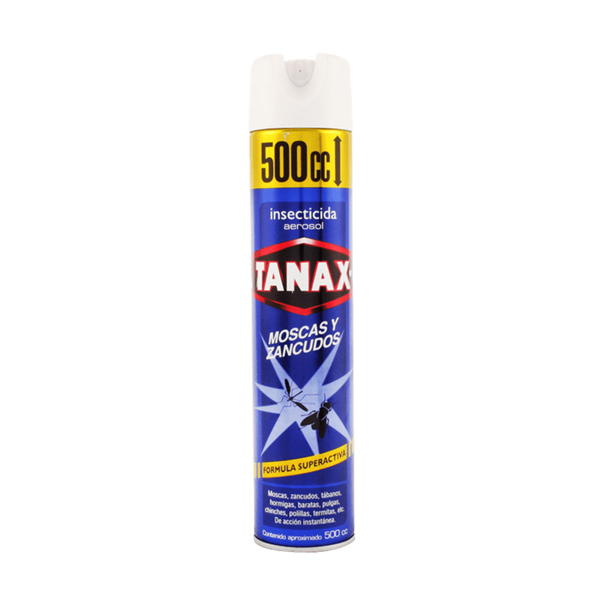 Insecticida en Aerosol Tanax Moscas y Zancudos 500 cc