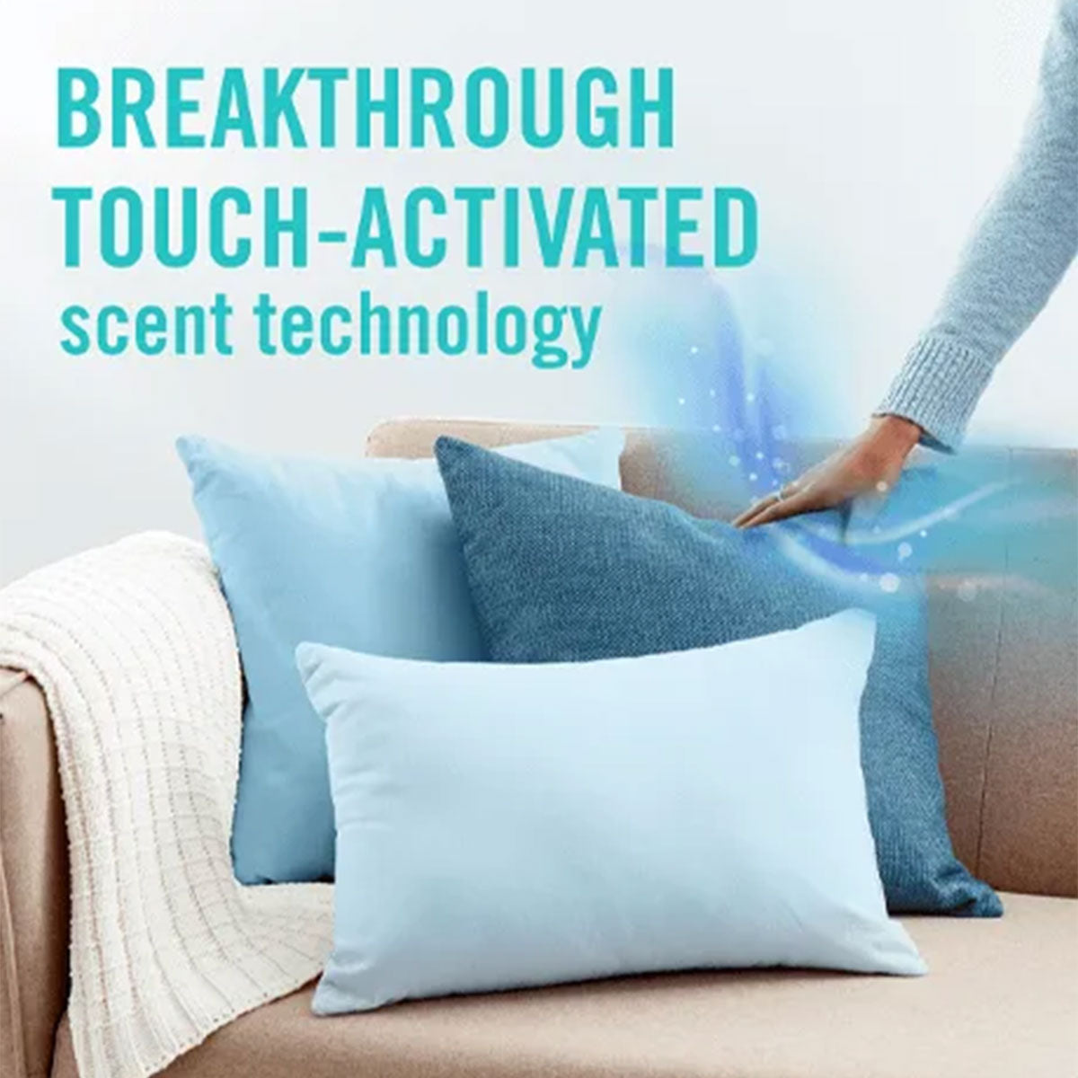 Aromatizante de telas Febreze Unstopables Touch Fabric Spray Aroma Fresh 800 cc