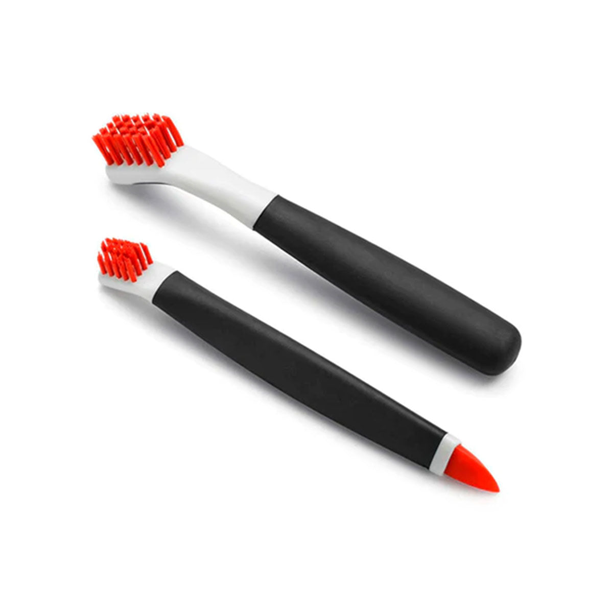 Juego de cepillos de limpieza profunda OXO (2 cepillos, rojo)