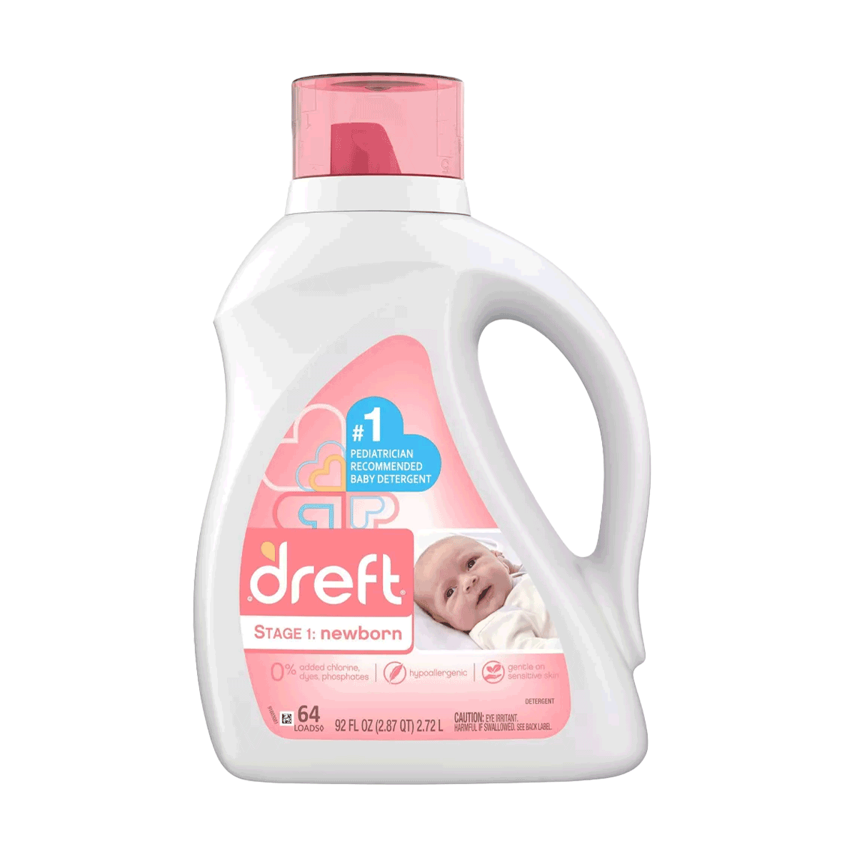 Detergente para ropa recién nacido Dreft 2,72 litros