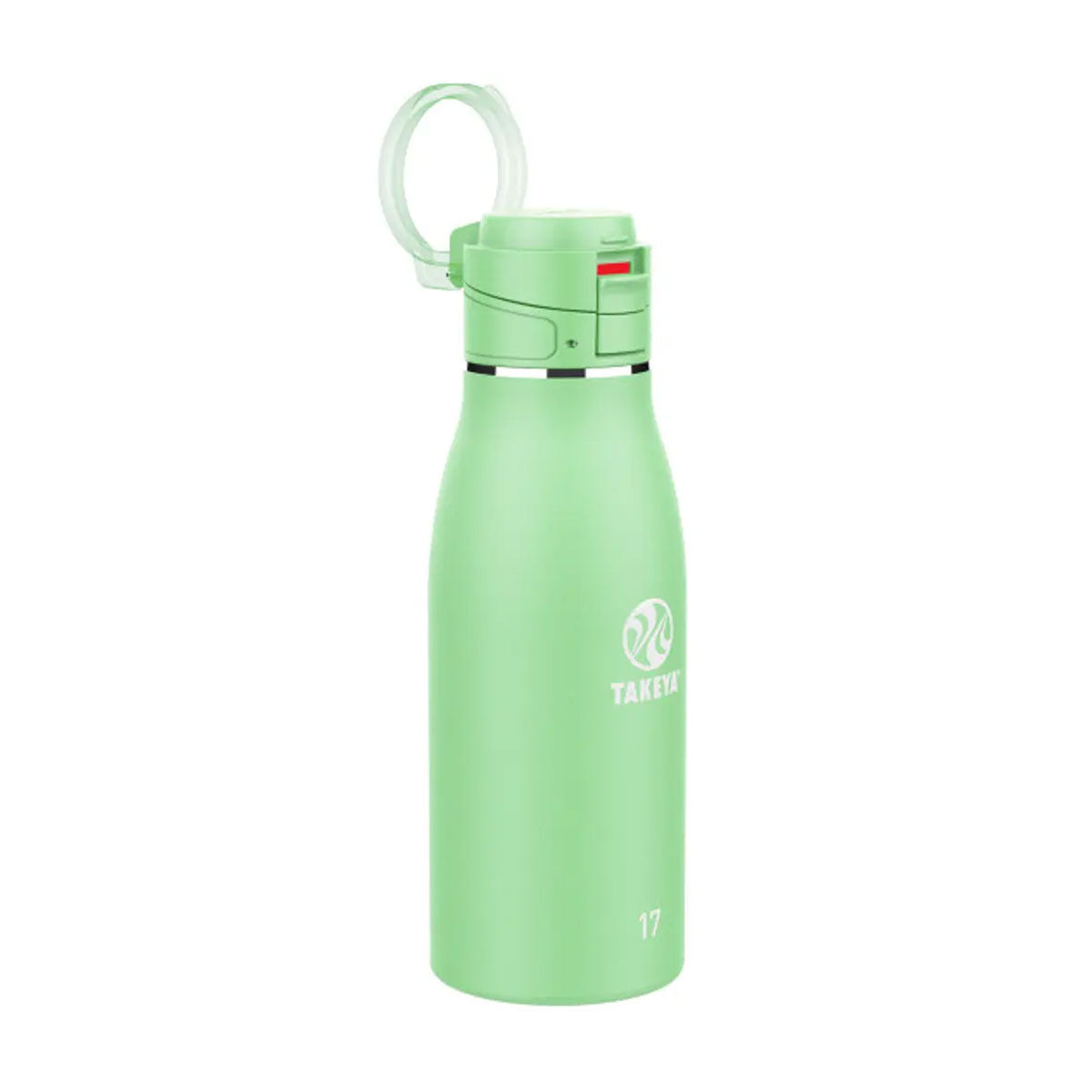 Botella térmica con tapa Antigoteo Flip Lock Takeya Traveller Mint 500 ml - producto de origen 🇯🇵 Japonés