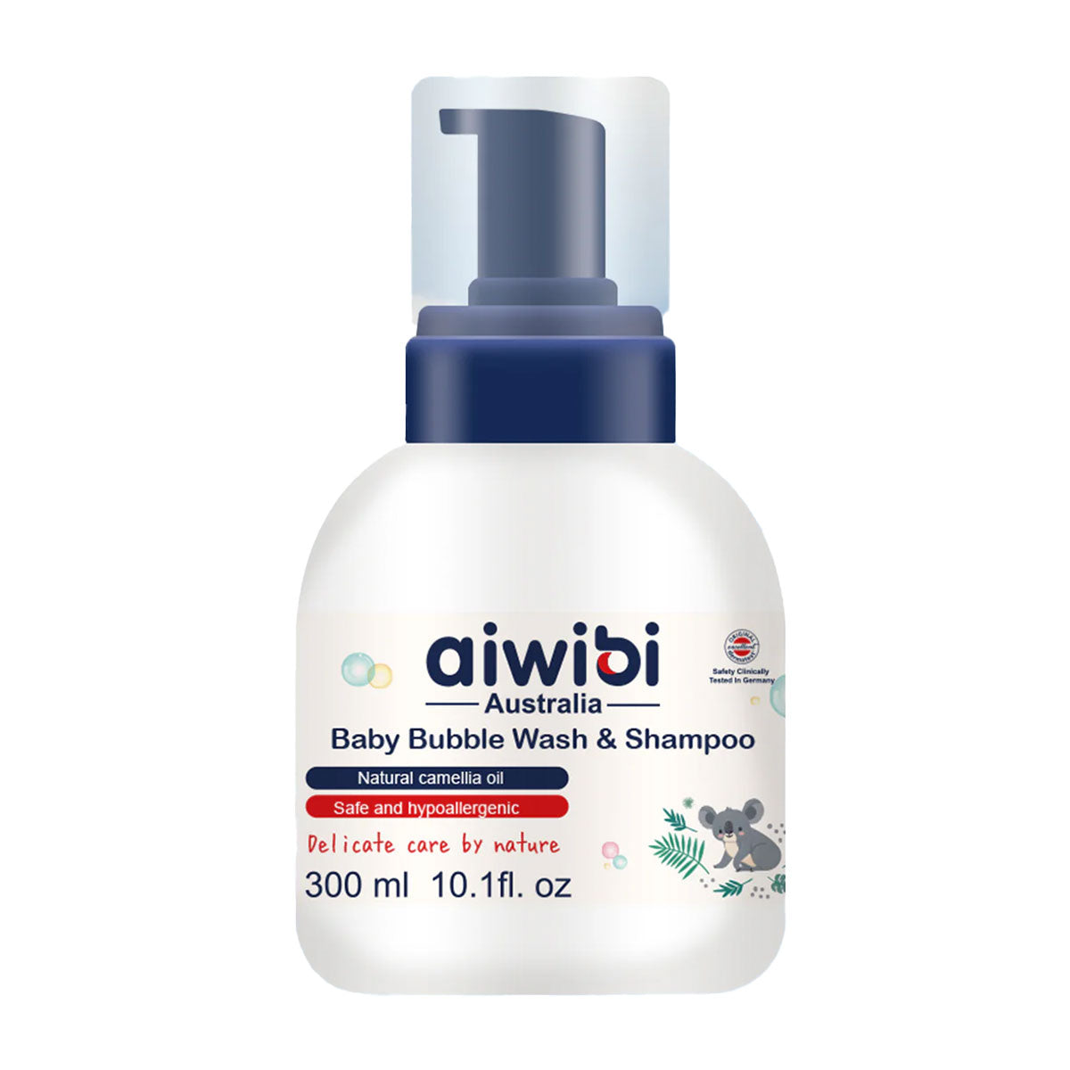 Gel de Baño y Shampoo de burbujas para bebés Aiwibi 300 ml