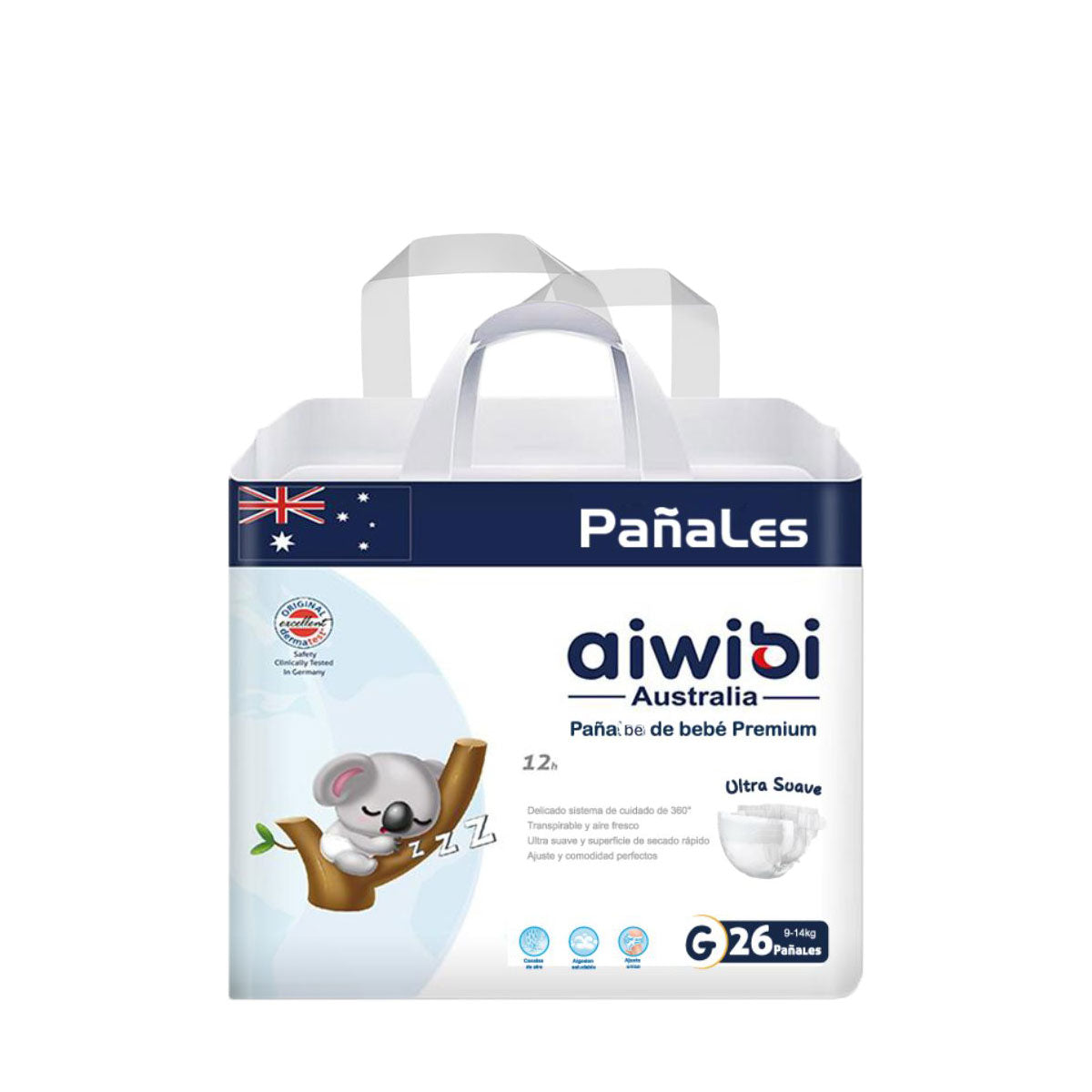 Pañales Aiwibi Premium G (26 unidades) - 🇦🇺 Producto Australiano