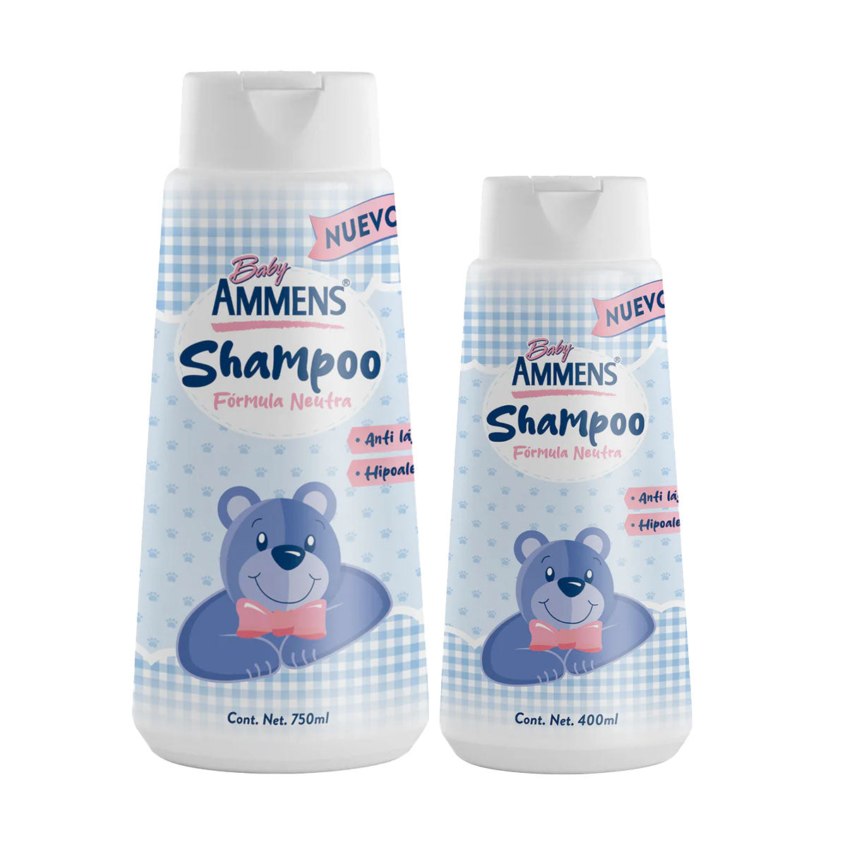 Shampoo hipoalargénico fórmula neutra Baby Ammens Variedades