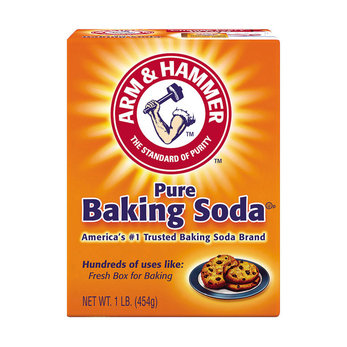 Caja de bicarbonato de sodio Arm & Hammer 454 gr