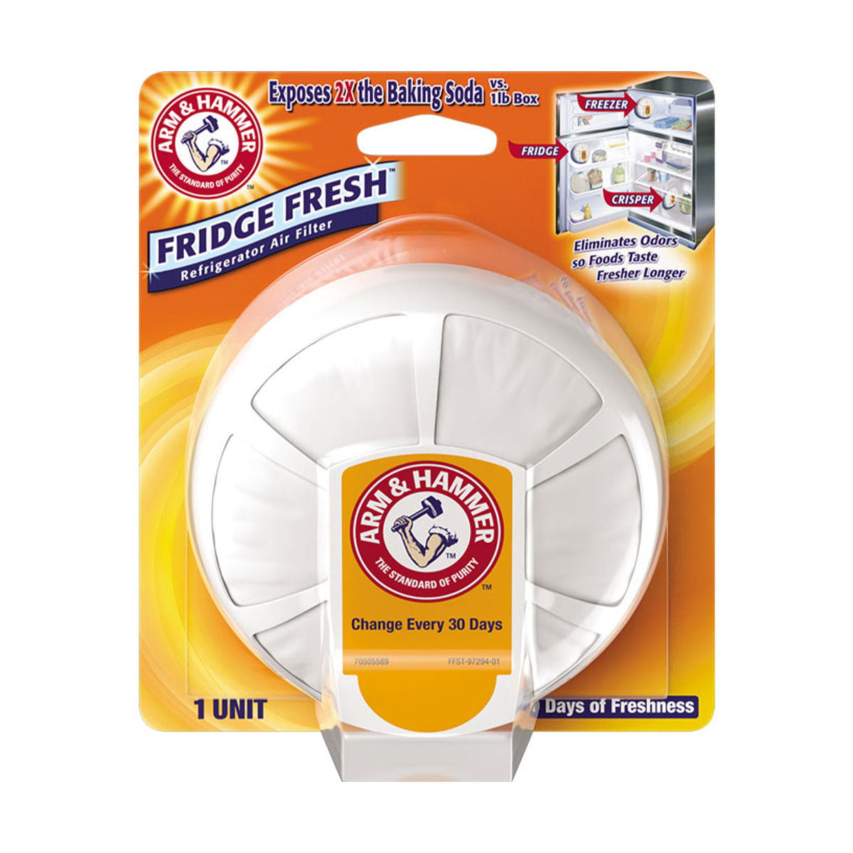 Fridge Fresh™ Filtro de aire para refrigeradores Arm & Hammer (1 unidad)