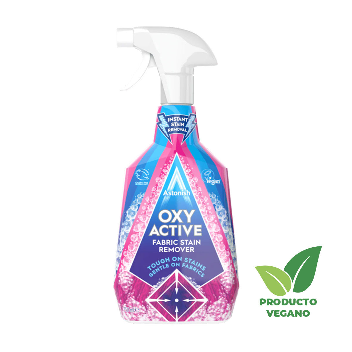 Quitamanchas de Telas Oxy Active aroma Flor de Cerezo 750 ml Astonish - 🌱 🇬🇧 Producto Vegano del Reino Unido