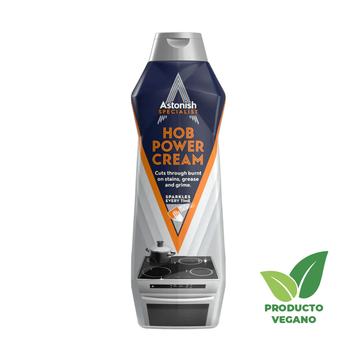 Crema Especialista para Limpiar Vitrocerámica 500 ml Astonish - 🌱 🇬🇧 Producto Vegano del Reino Unido