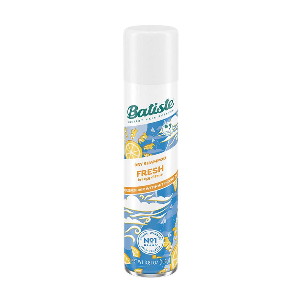 Shampoo en Seco para el cabello fragancia Fresh Batiste 200 ml