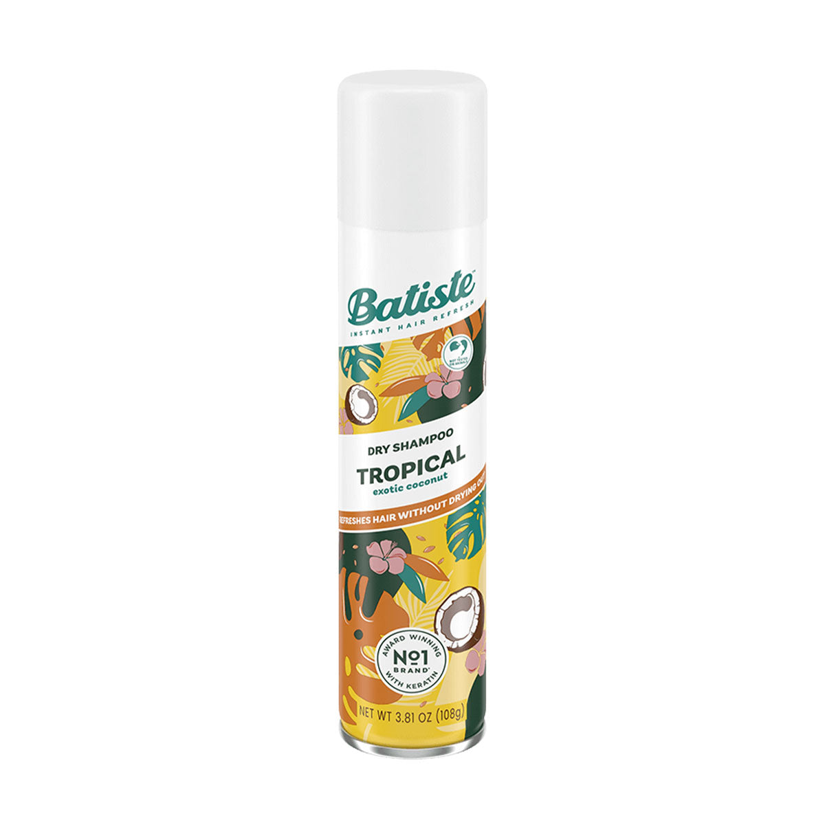 Shampoo en Seco para el cabello fragancia Tropical Batiste 200 ml