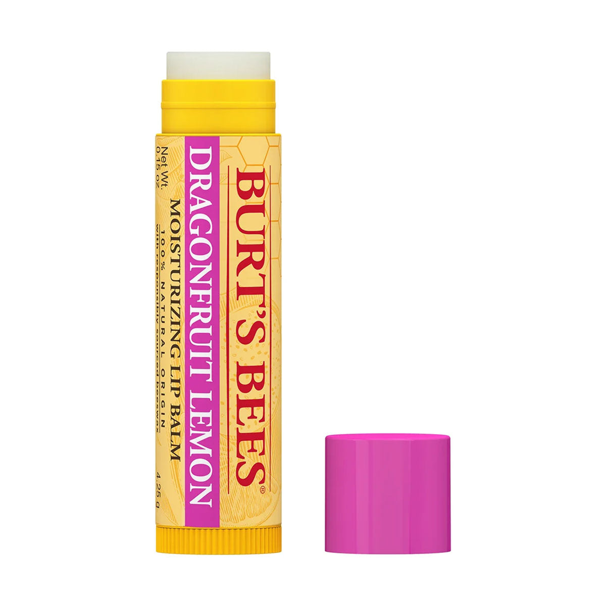 Bálsamo labial Blister Pithaya y Limón (Dragonfruit Lemon) Burt’s Bees 4 gr - 🐝🍃 producto 100% natural