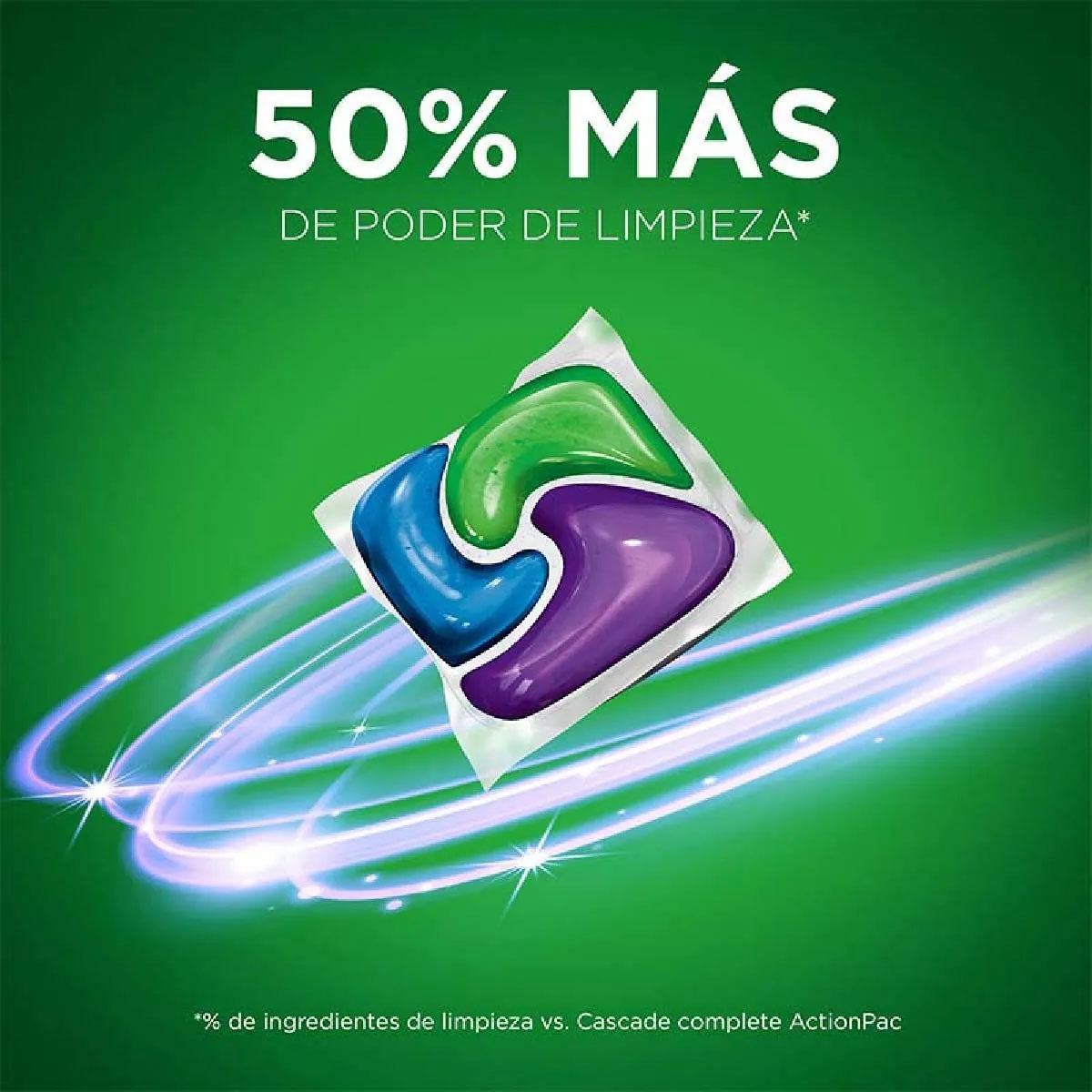 Detergente lavavajillas Cascade Platinum Fresh Scent (12 cápsulas ActionPacs)
