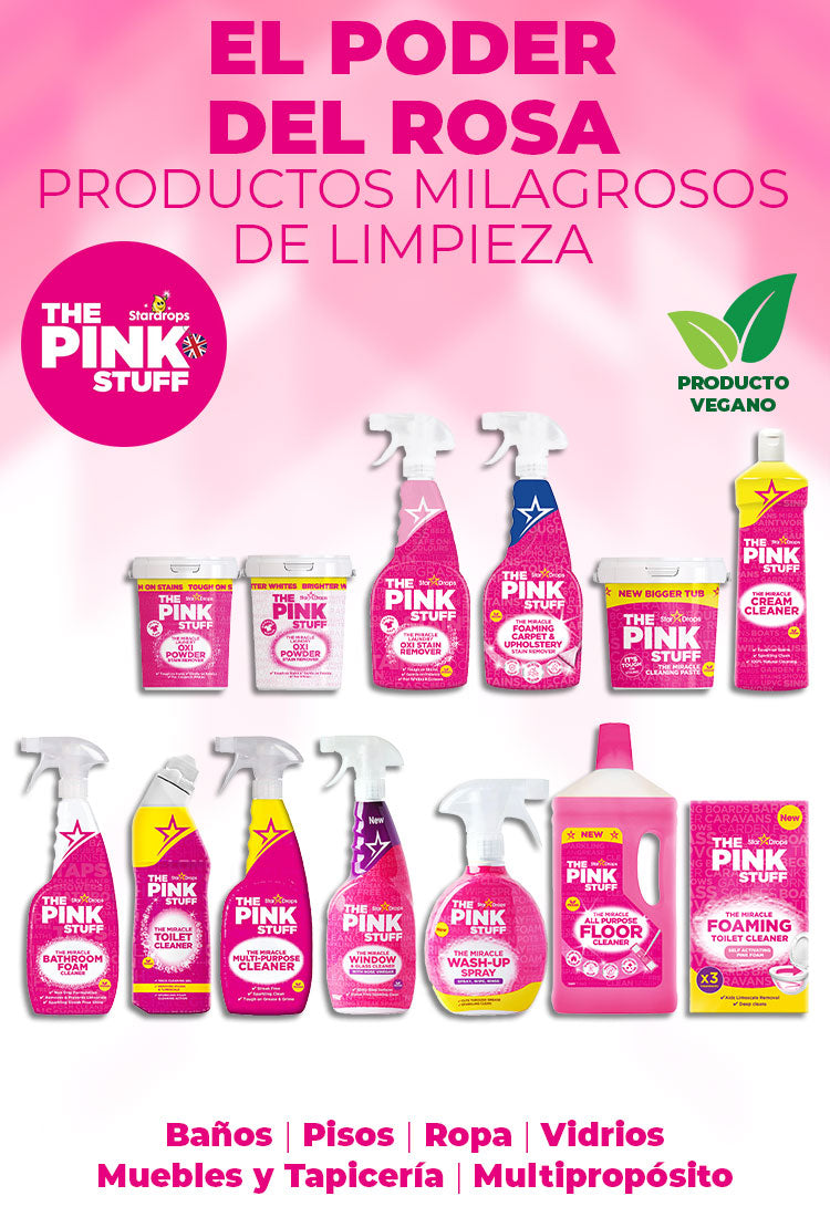 The Pink Stuff - La pasta de limpieza multiusos Miracle con un cepillo de  limpieza profunda Good Grips (crema y cepillo)
