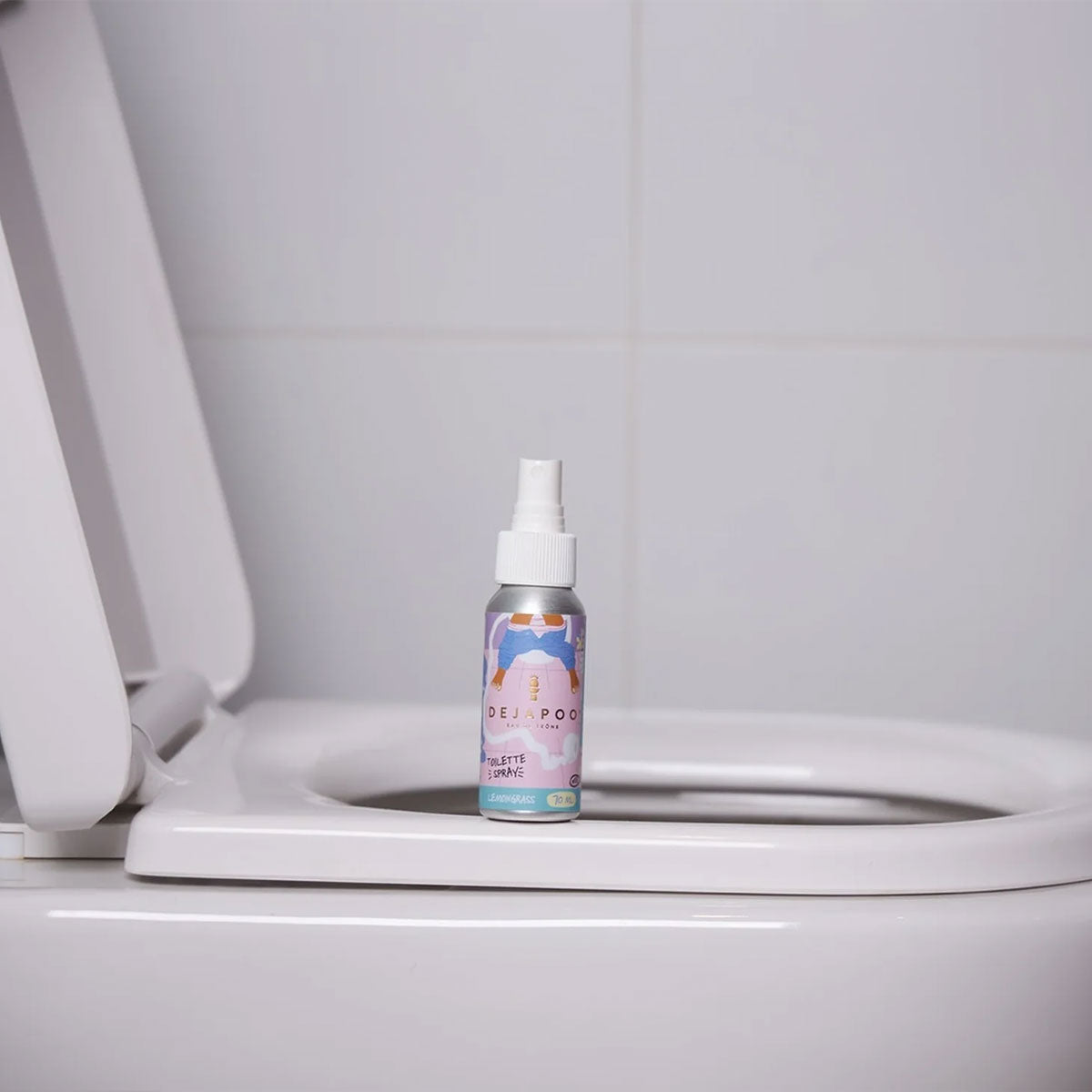 Spray para baño aroma Lemongrass 70 ml Dejapoo | Neutraliza y elimina olores con frescura herbal