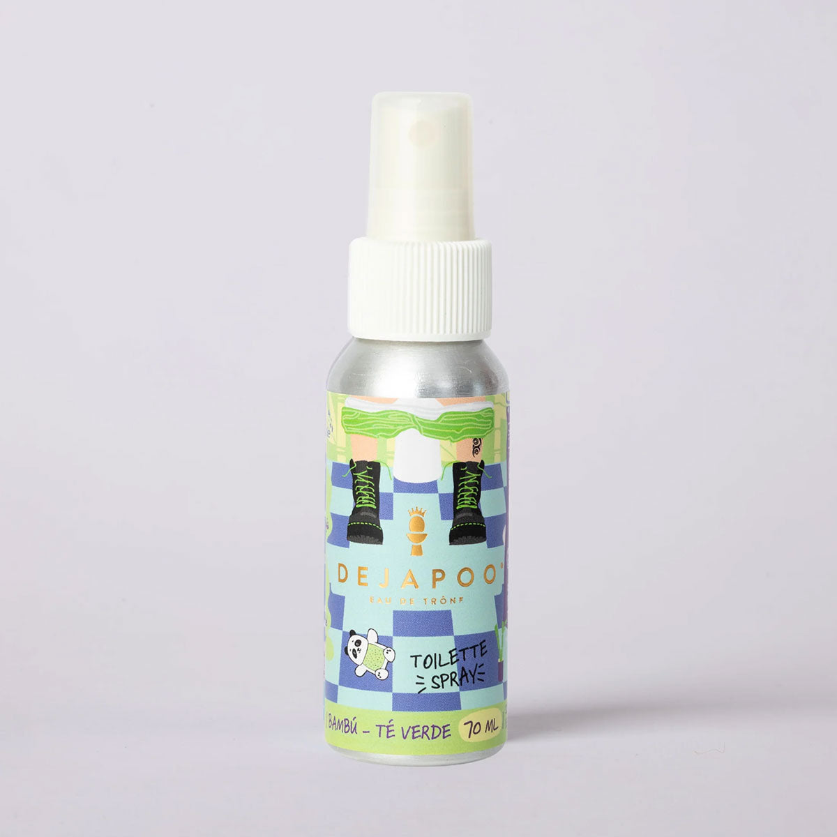 Spray para baño aroma Bambú Té Verde 70 ml Dejapoo | Neutraliza y elimina olores con un toque cálido y especiado