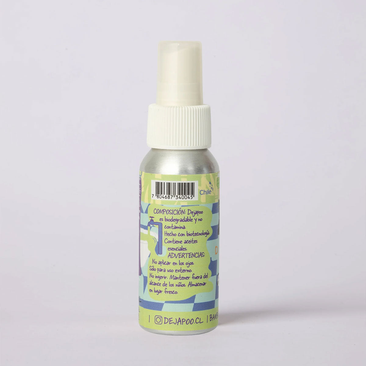 Spray para baño aroma Bambú Té Verde 70 ml Dejapoo | Neutraliza y elimina olores con un toque cálido y especiado