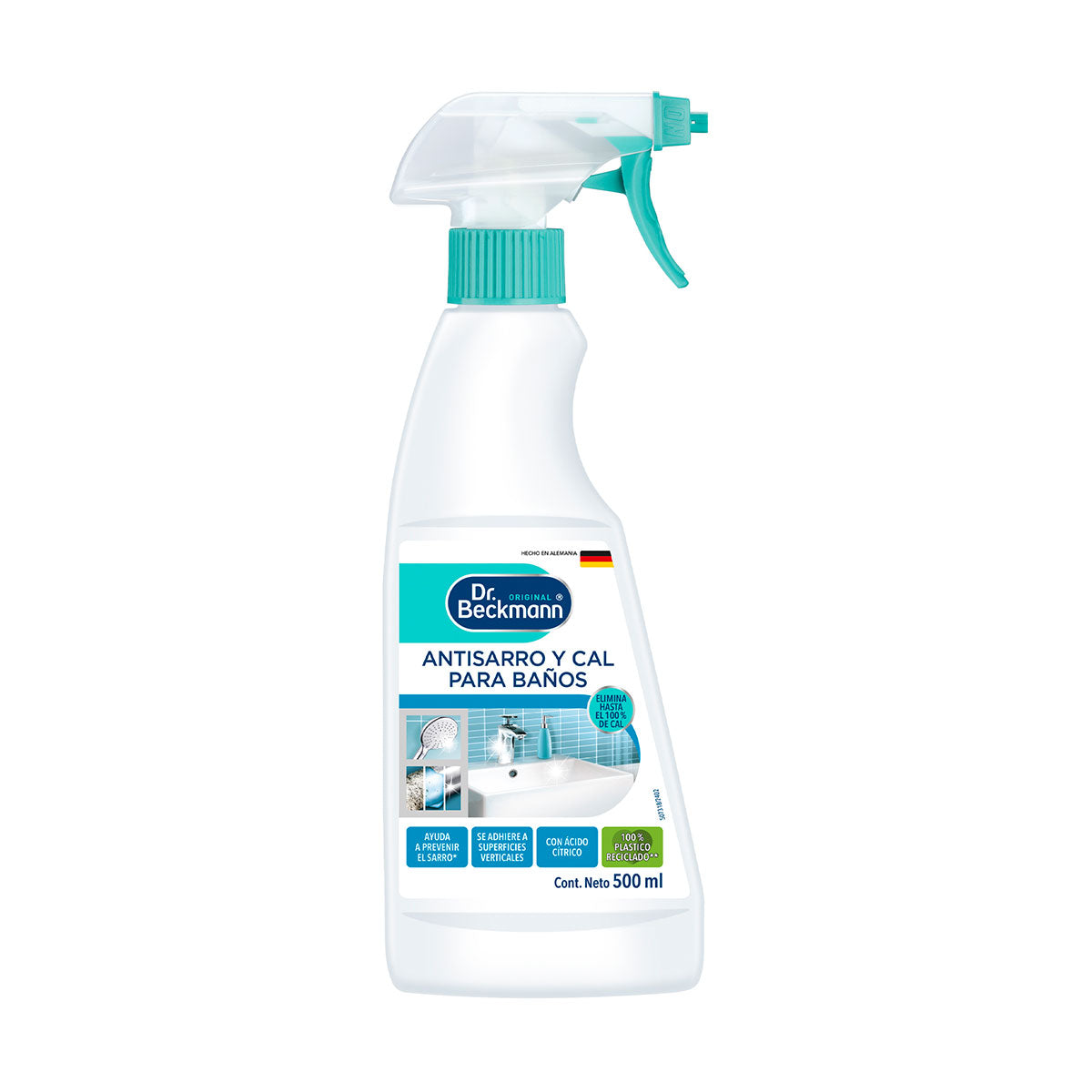 Spray Antisarro y Cal 500 ml Dr. Beckmann. Producto Alemán Sustentable